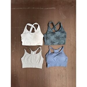LOT of 4 Women's Wireless  Sports Bras Size M